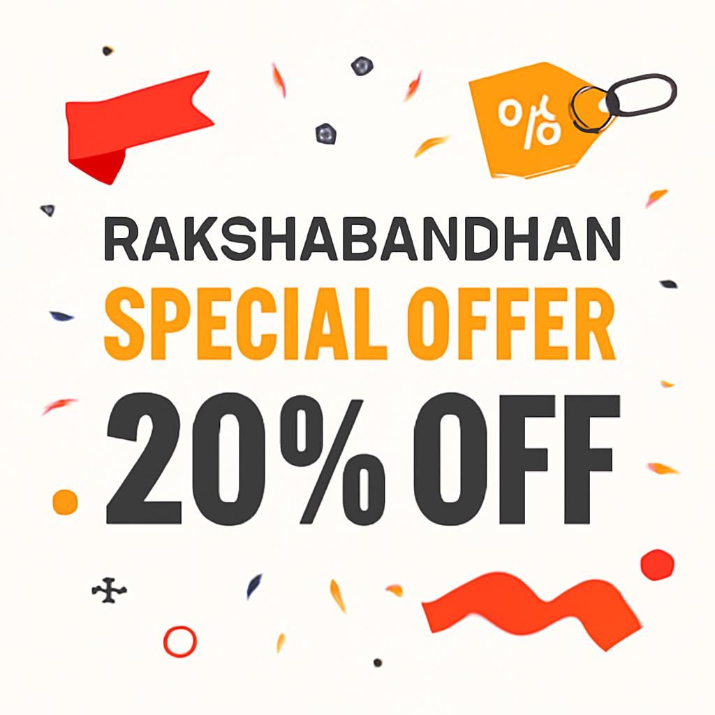 Rakshabandhan special offer 20% off
