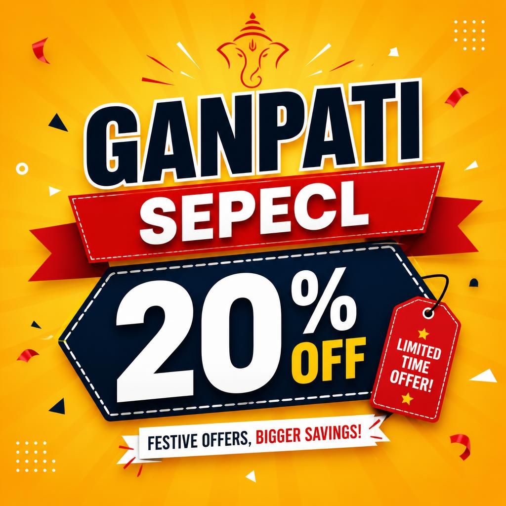 GANPATI SEPECL 20 % OFF