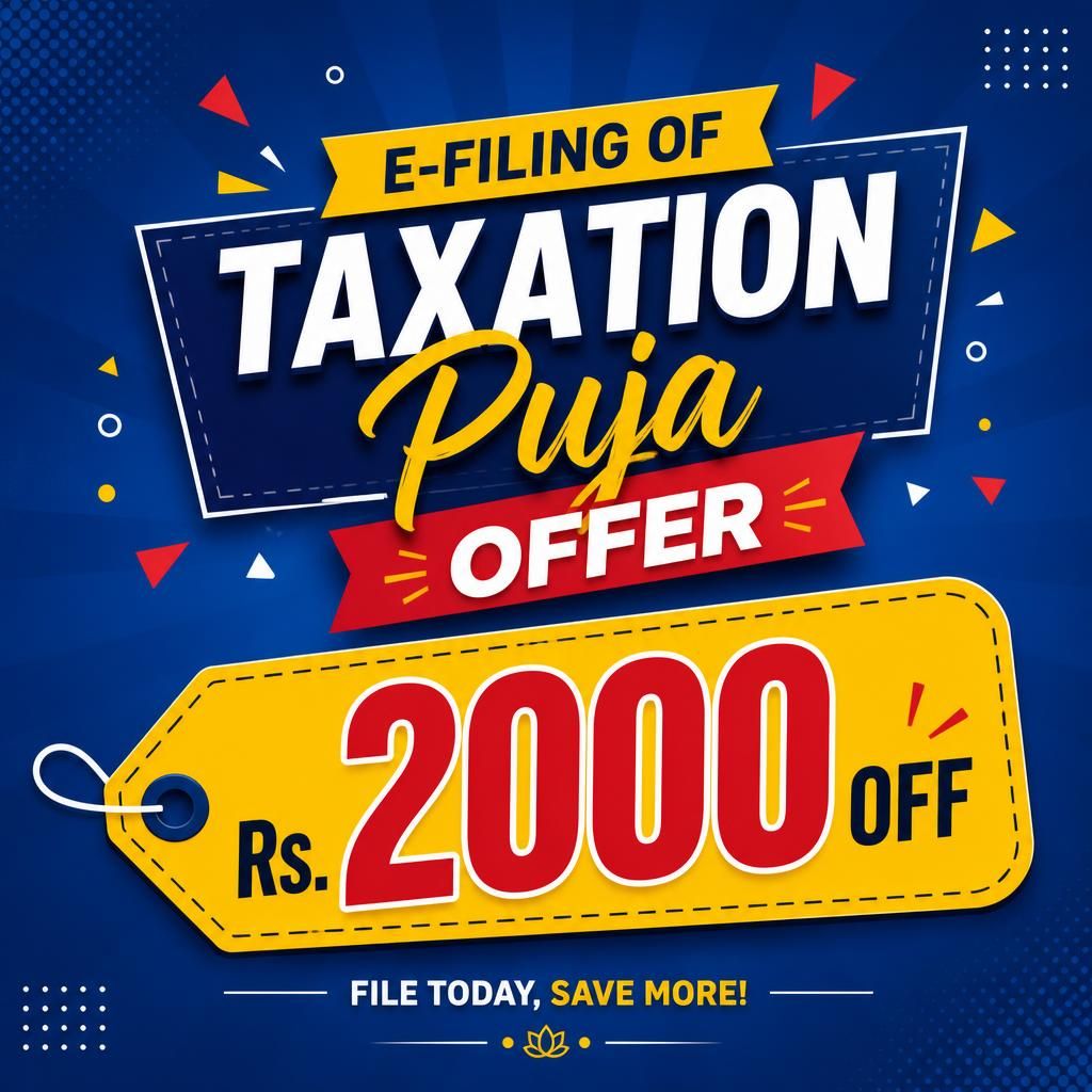 E-filing of Taxation Puja Offer