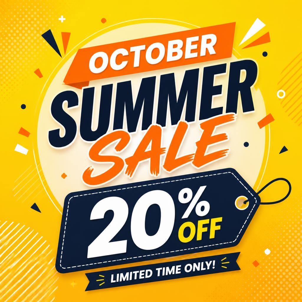 October summer sale