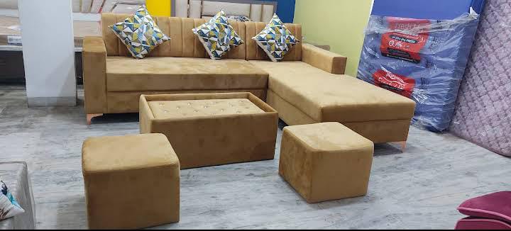 Designed Wooden Sofa | ADARSH FURNITURE | 14- Annudesak Nager Sukhliya Road Indore