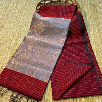 Cotton Silk Strip Saree | Maheshwari Handloom Saree Online Shopping Store | Moulana Aazad Marg Mominpura Near Jama Masjid Maheshwar Dist Khargon M.P