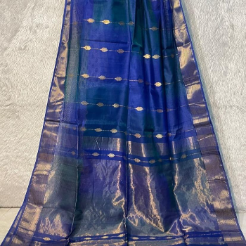 Zari leaf saree Heena Ansari Handloom Mominpura Jama Masjid Chok