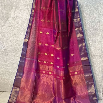 Zari leaf saree Heena Ansari Handloom Mominpura Jama Masjid Chok