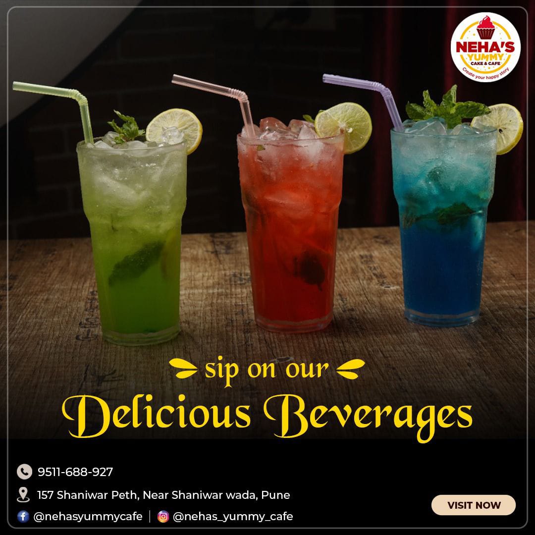 Moktail Neha's Yummy Cake & Cafe 157, Shreemant Thorle Bajirav Peshve Rd, Apte Ghat, Shaniwar Peth, Pune, Maharashtra 411030, India