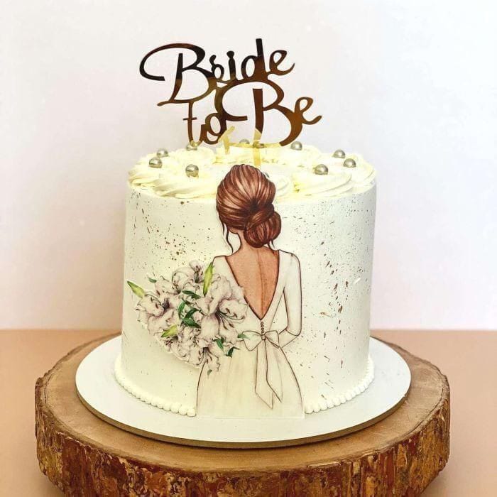 Bride to Be Cake  1kg Neha's Yummy Cake & Cafe 157, Shreemant Thorle Bajirav Peshve Rd, Apte Ghat, Shaniwar Peth, Pune, Maharashtra 411030, India