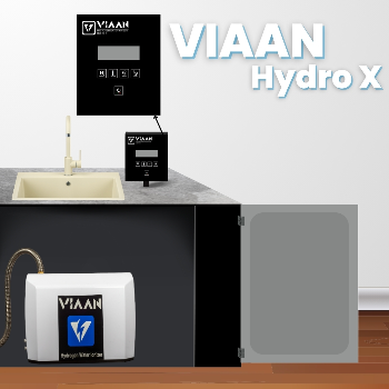 HYDRO X - Hydrogen Alkaline Water Ionizer (Under-sink) VIAAN WATER SCIENCE PVT LTD 8/2 KP PUTTANNA CHETTY ROAD, Bengaluru, Karnataka, 560018