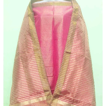 Maheshwari zari border tissue suit Heena Ansari Handloom Mominpura Jama Masjid Chok