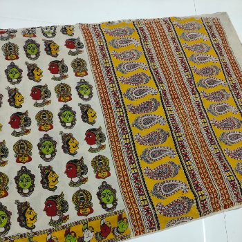 Pure cotton Kalamkari vegetable dye printed Sarees-https://i-media.vyaparify.com/vcards/products/136318/product_1738993234_67a6ee526ab5f.png Image