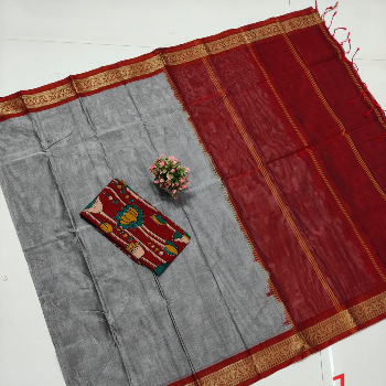  Hand loom daka Mecerized  Cotton  design  Sarees GUJJARI GIRISH KUMAR 22 2 JAKKAVARI STREET PERALA NEAR PERALA MASIJID