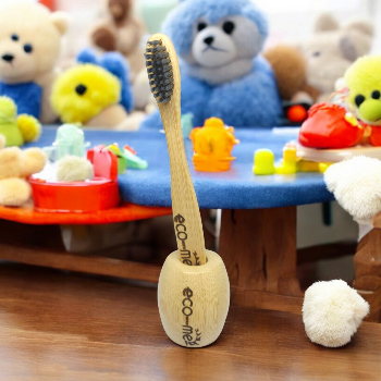 Ecowithme Kids Bamboo toothbrush, Bamboo fiber bristles, Ultra soft for kids-https://i-media.vyaparify.com/vcards/products/137500/product_1739185173.png Image