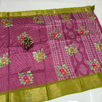 Soft dolla silk screen printed   design sarees and jari weaving kanchi border sarees-https://i-media.vyaparify.com/vcards/products/138776/product_1739339326_67ac363ece22b.png Image