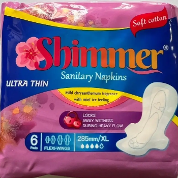 Shimmer XL Sanitary Napkins - Box of 80 Digahi Industries LLP DIGAHI INDUSTRIES LLP, 1-722/A1, Shubhodaya, Bobbekeri, Dakshina Kannada