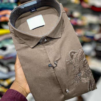 Stylish Brown Embroidered Shirt-https://i-media.vyaparify.com/vcards/products/150861/product_1740487787.png Image
