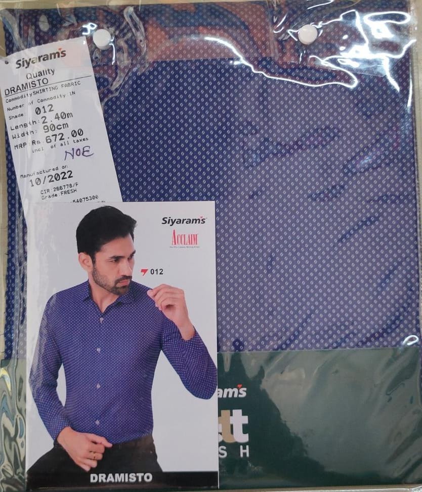 SIYARAM'S SHIRT SHAGUN FASHION BANAPURA BANAPURA