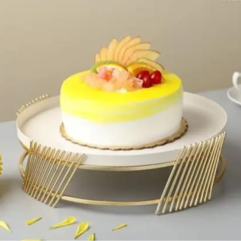 Unique Cake Stand 22 cm with Tray for Elegant Dessert Presentation-https://i-media.vyaparify.com/vcards/products/157794/product_1741337151_67cab23f96e26.png Image