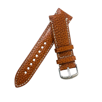 SERVO PREMIUM WATCH LEATHER STRAP BT FLAT HALF PAD -4 LINER ON TOP 22X20MM COLOUR TAN-https://i-media.vyaparify.com/vcards/products/163571/product_1741849623_67d28417d4811.png Image