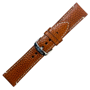 SERVO PREMIUM WATCH LEATHER STRAP BT FLAT HALF PAD -4 LINER ON TOP 22X20MM COLOUR TAN-https://i-media.vyaparify.com/vcards/products/163573/product_1741849624_67d284182f0be.png Image
