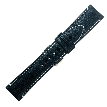 SERVO PREMIUM WATCH LEATHER STRAP BT FLAT HALF PAD -4 LINER ON TOP 22X20MM COLOUR BLACK-https://i-media.vyaparify.com/vcards/products/163600/product_1741850252_67d2868c61b91.png Image