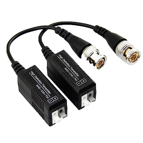 R CCTV HD CCTV Camera's Video Balun Single Transceiver &amp; Transmitter | Black (Pack of 2)-https://i-media.vyaparify.com/vcards/products/16875/R-CCTV-HD-CCTV-Camera's-Video-Balun-Single-Transceiver-&-Transmitter.jpg Image