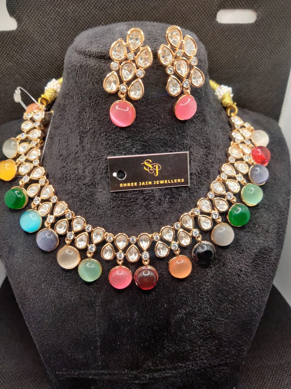 Multi colored Necklace | Shree Jain Jewellers | 127, Ground Floor ,Vikram Tower, Sapna Sangeeta Road Indore