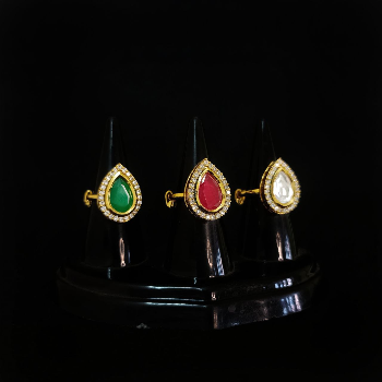 Classic Stone Rings -Adjustable SEQUEL IMPEX PRIVATE LIMITED Balaji Tower, 158-159 Mahendwas House, Nehru Bazar