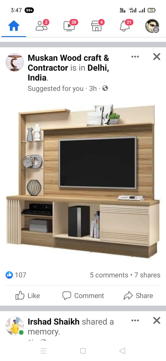 Tv Wooden Shokesh | JANTA FURNITURE | 426, Alok Nagar Opposite JMB Sweets , Kanadiya Road Indore