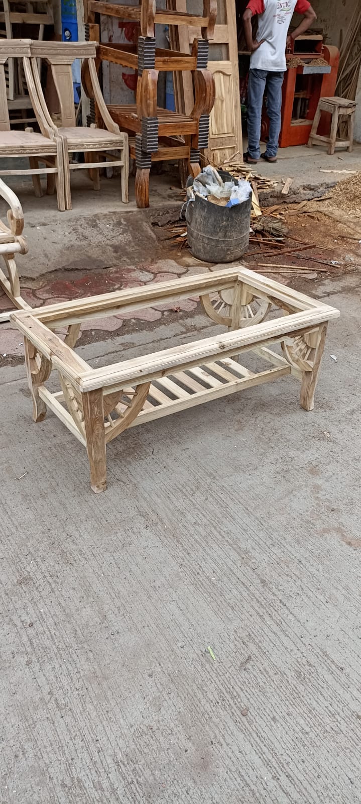 Wooden Centre Table | JANTA FURNITURE | 426, Alok Nagar Opposite JMB Sweets , Kanadiya Road Indore