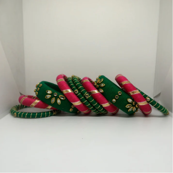 Mohini[Pink and green Handcrafted Bangles]-https://i-media.vyaparify.com/vcards/products/208249/product_1746205466_6814fb1a3f3af.png Image