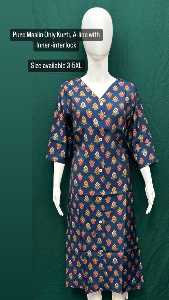 Pure Maslin Kurtis-https://i-media.vyaparify.com/vcards/products/23169/Pure-Maslin-Kurtis.jpg Image