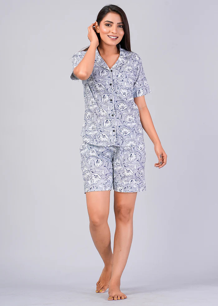 Floral Pattern Night Dress-https://i-media.vyaparify.com/vcards/products/23204/Floral-Pattern-Night-Dress.jpg Image