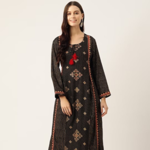 Ethnic Motifs Printed Mirror Work Kurta-https://i-media.vyaparify.com/vcards/products/23570/Ethnic-Motifs-Printed-Mirror-Work-Kurta.png Image