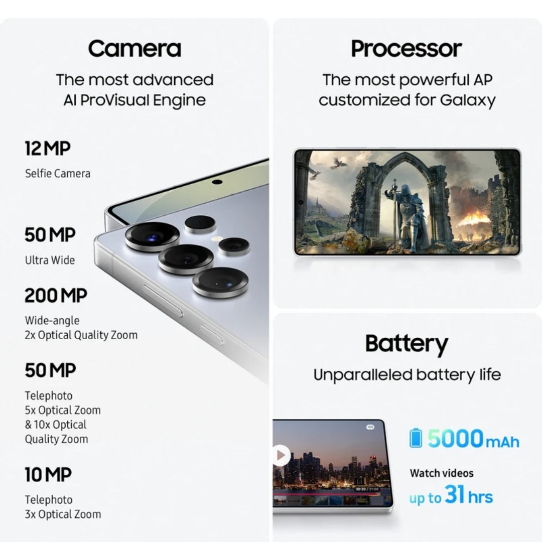 Samsung s25 ultra 12 gb ram 256 internal titanium silver blue 109000₹-https://i-media.vyaparify.com/vcards/products/240999/product_1747567624_6829c4088d784.png Image