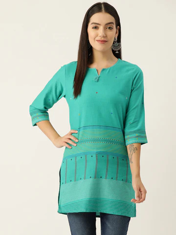 Striped Pure Cotton Kurti-https://i-media.vyaparify.com/vcards/products/24443/Striped-Pure-Cotton-Kurti.jpg Image