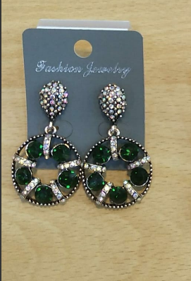 Green Stone Drop Earrings-https://i-media.vyaparify.com/vcards/products/27922/Gold-Plated-Earrings.png Image