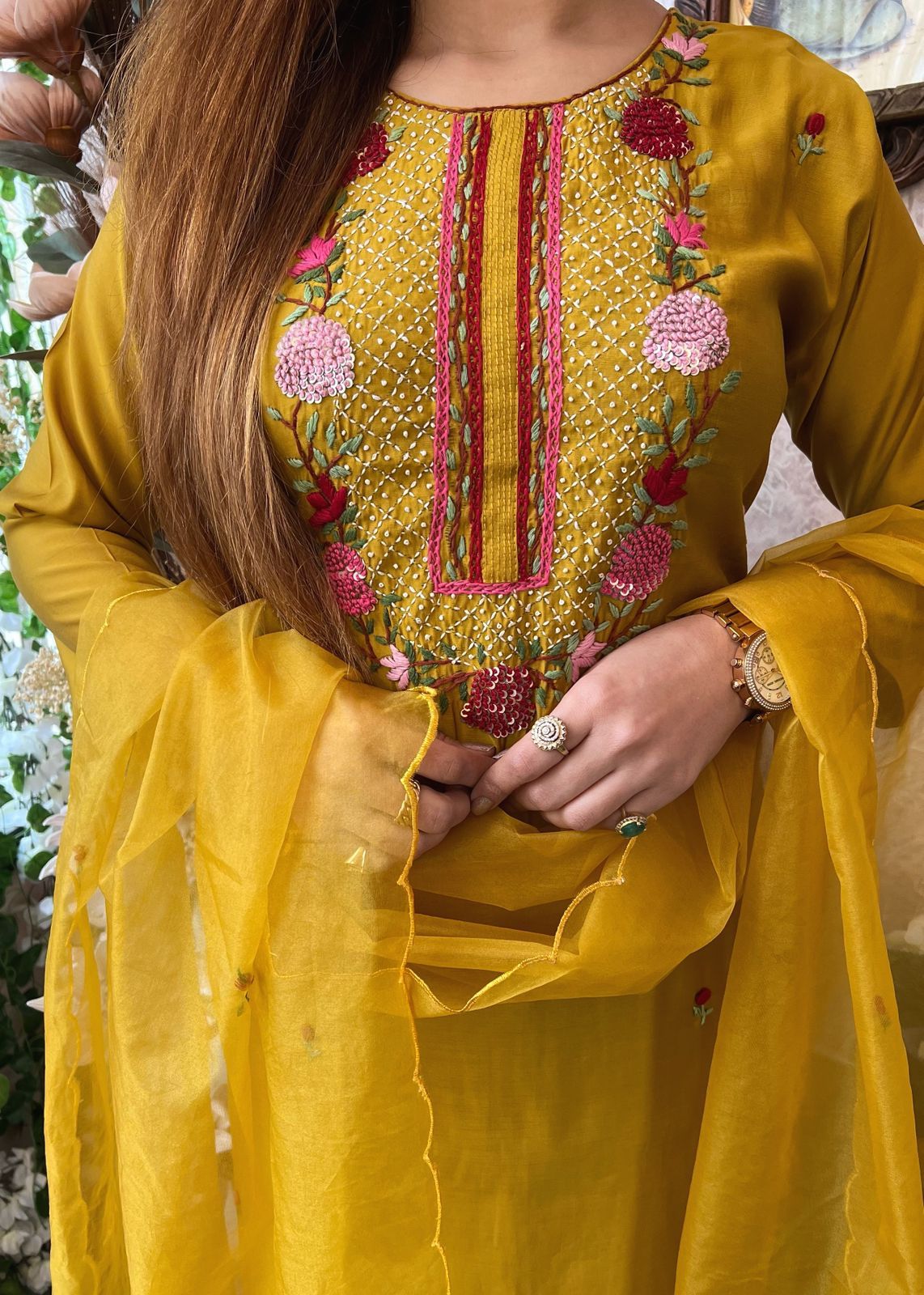 Kurti with Pant and Dupatta Elegant You 101, Govinddapa Lane, Aditya Shantalakshmi Apt, Basvangudi, Bengaluru -560004