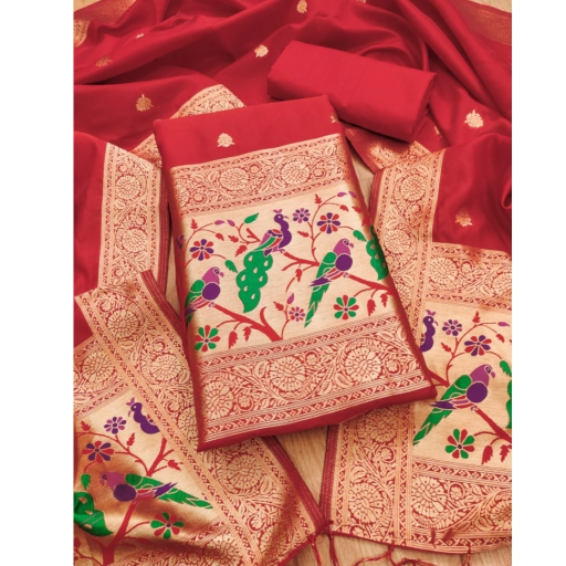  Unstitched Salwar Suit Material With Dupatta ASHIRWADA ENTERPRISES 1st Floor, Moideen Complex, Main Road, Darbe, Puttur, Karnataka 574202, India