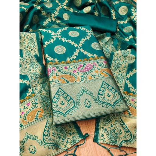  Unstitched Salwar Suit Material With Dupatta ASHIRWADA ENTERPRISES 1st Floor, Moideen Complex, Main Road, Darbe, Puttur, Karnataka 574202, India