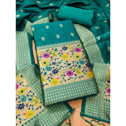  Unstitched Salwar Suit Material With Dupatta ASHIRWADA ENTERPRISES 1st Floor, Moideen Complex, Main Road, Darbe, Puttur, Karnataka 574202, India