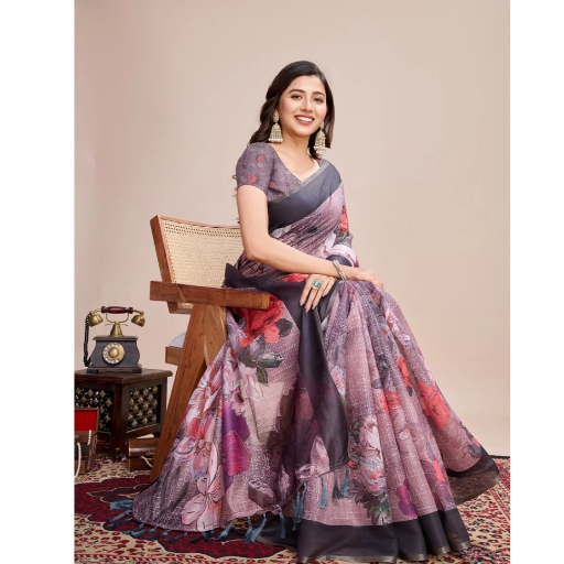  Generic Women's Georgette Embroidered Saree With Unstitched Blouse (5.5Mtr, Multicolor) ASHIRWADA ENTERPRISES 1st Floor, Moideen Complex, Main Road, Darbe, Puttur, Karnataka 574202, India