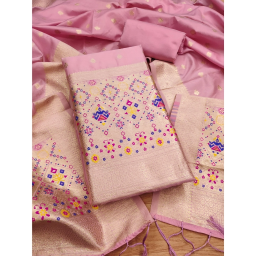  Unstitched Salwar Suit Material With Dupatta ASHIRWADA ENTERPRISES 1st Floor, Moideen Complex, Main Road, Darbe, Puttur, Karnataka 574202, India