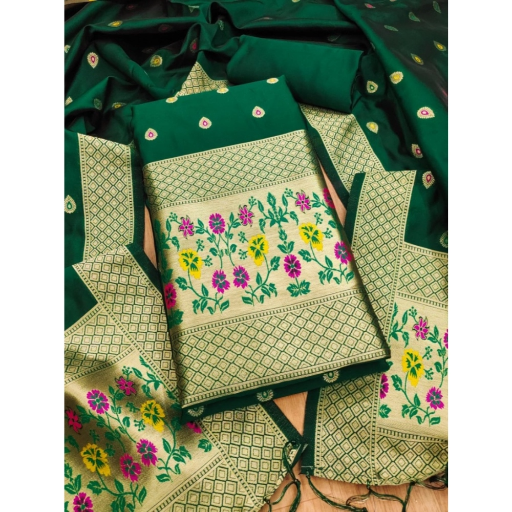  Unstitched Salwar Suit Material With Dupatta ASHIRWADA ENTERPRISES 1st Floor, Moideen Complex, Main Road, Darbe, Puttur, Karnataka 574202, India