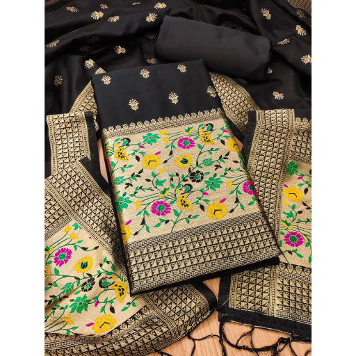  Unstitched Salwar Suit Material With Dupatta ASHIRWADA ENTERPRISES 1st Floor, Moideen Complex, Main Road, Darbe, Puttur, Karnataka 574202, India