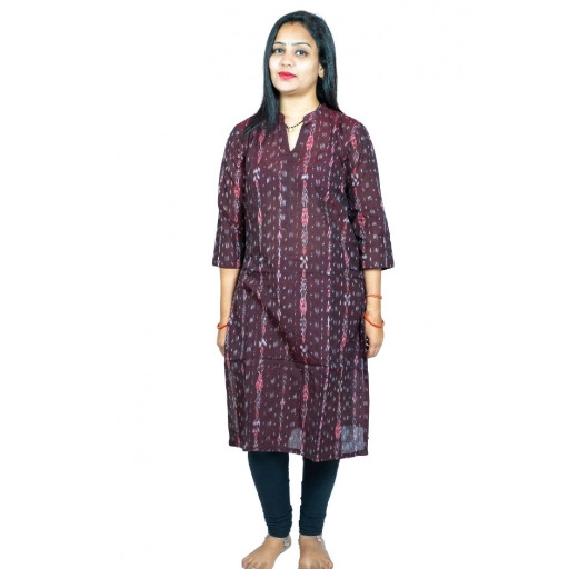  Sambalpuri Certified Handloom Pure Cotton Straight Kurti ASHIRWADA ENTERPRISES 1st Floor, Moideen Complex, Main Road, Darbe, Puttur, Karnataka 574202, India
