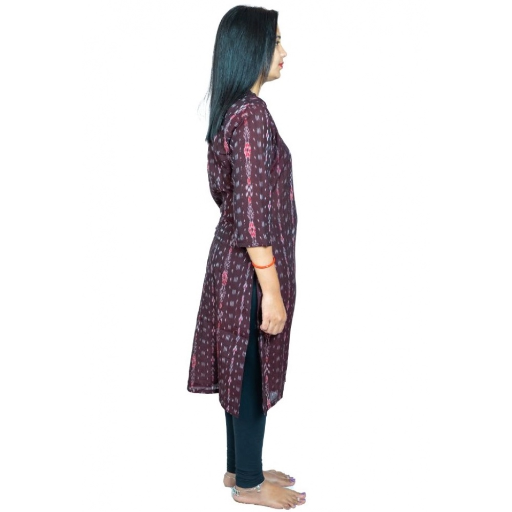 Sambalpuri Certified Handloom Pure Cotton Straight Kurti-https://i-media.vyaparify.com/vcards/products/292644/product_1750061391_684fd14f34ea3.png Image