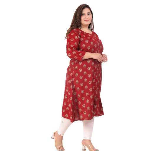 Office wear Floral Printed Capsule A-Line Kurti-https://i-media.vyaparify.com/vcards/products/292835/product_1750066518_684fe556e5498.png Image