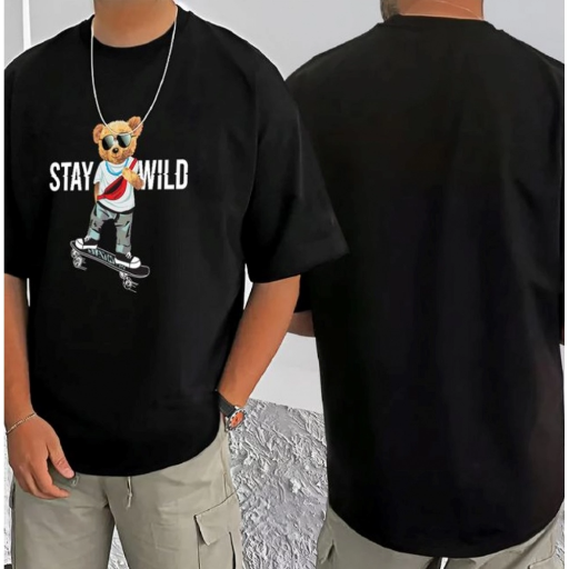 Generic Men's Casual Cotton Blend Printed Round Neck Half Sleeve T-Shirt (Black)-https://i-media.vyaparify.com/vcards/products/292852/product_1750066794_684fe66a6d524.png Image