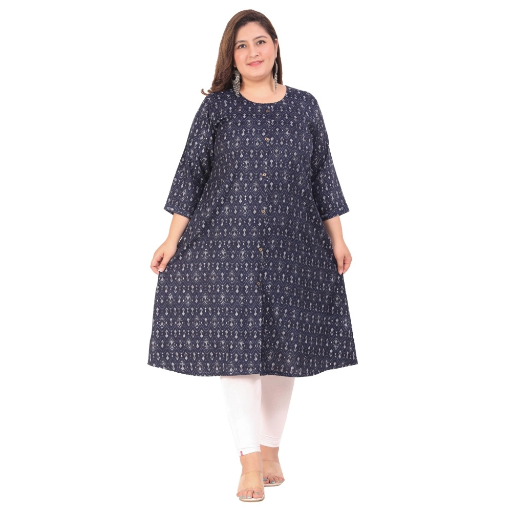  Office wear Floral Printed Capsule A-Line Kurti ASHIRWADA ENTERPRISES 1st Floor, Moideen Complex, Main Road, Darbe, Puttur, Karnataka 574202, India