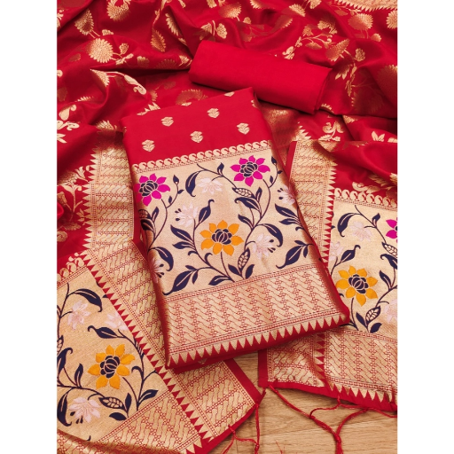  Unstitched Salwar Suit Material With Dupatta ASHIRWADA ENTERPRISES 1st Floor, Moideen Complex, Main Road, Darbe, Puttur, Karnataka 574202, India