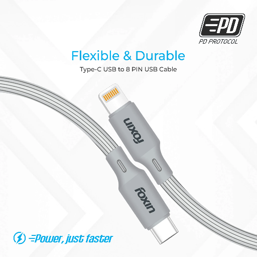  FOXIN TYPE-C TO I CABLE TCA10 Tarkash Sales Corporation A-242, Nemi Nagar Extension,Vaishali Nagar